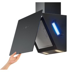 Bomann DU7611-G Black LED tilt hood