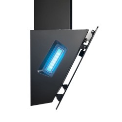 Bomann DU7611-G Black LED tilt hood