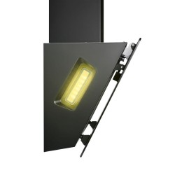 Hotte inclinée à LED Noir Bomann DU7611-G-Noir