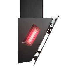 Hotte inclinée à LED Noir Bomann DU7611-G-Noir