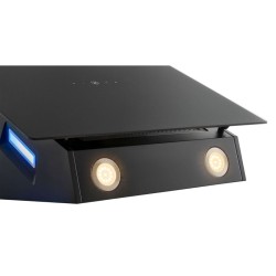 Bomann DU7611-G Black LED tilt hood