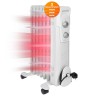 Radiateur bain d'huile 7R 1500W Clatronic RA3735-blanc 