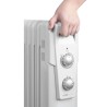 Radiateur bain d'huile 7R 1500W Clatronic RA3735-blanc 