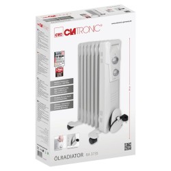 Radiateur bain d'huile 7R 1500W Clatronic RA3735-blanc 