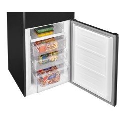 247L Black refrigerator and freezer Bomann KG7360-Black