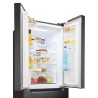 320L Black refrigerator and freezer Bomann KG7361-Black