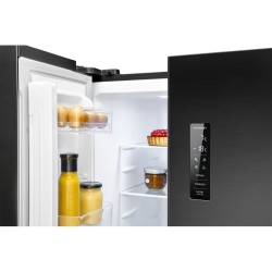 320L Black refrigerator and freezer Bomann KG7361-Black
