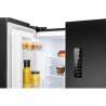 320L Black refrigerator and freezer Bomann KG7361-Black