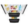 320L Black refrigerator and freezer Bomann KG7361-Black