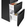 320L Black refrigerator and freezer Bomann KG7361-Black