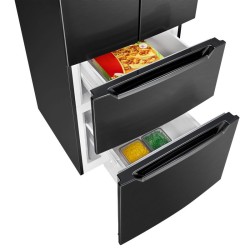 Réfrigérateur et congélateur 320L Noir Bomann KG7361-Noir