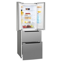 Réfrigérateur et congélateur 320L Inox Bomann KG7361-Inox