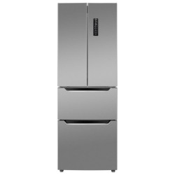 320L stainless steel refrigerator and freezer Bomann KG7361-Inox