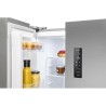 320L stainless steel refrigerator and freezer Bomann KG7361-Inox