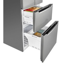 Réfrigérateur et congélateur 320L Inox Bomann KG7361-Inox