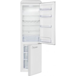 250L white retro fridge and freezer KGR7328-1-white