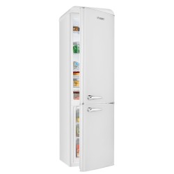 250L white retro fridge and freezer KGR7328-1-white