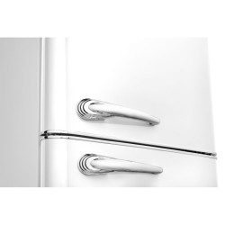 250L white retro fridge and freezer KGR7328-1-white