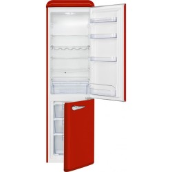 Retro fridge and freezer 250L red KGR7328-1-red
