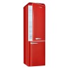 Retro fridge and freezer 250L red KGR7328-1-red