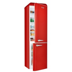 Réfrigérateur et congélateur retro 250L rouge KGR7328-1-rouge