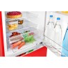 Retro fridge and freezer 250L red KGR7328-1-red