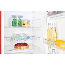 Retro fridge and freezer 250L red KGR7328-1-red