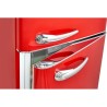 Retro fridge and freezer 250L red KGR7328-1-red