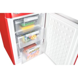 Retro fridge and freezer 250L red KGR7328-1-red