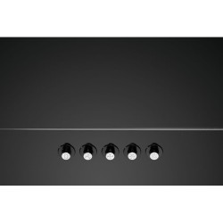 Bomann DU7607-G-Black LED inclined hood