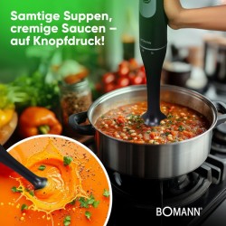 Mixeur plongeant 350W Noir Bomann SM6081CB-Noir