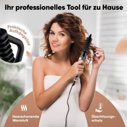 3in1 Multifunctional Straightener 800W Black HAS6077CB-Noir