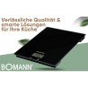 Glass kitchen scale Bomann KW6085CB-Black