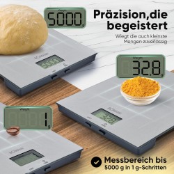Bomann KW6086CB-Inox stainless steel kitchen scale