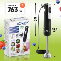 800W hand blender Black Bomann SM6082CB-Black