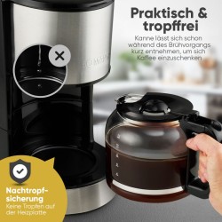 Coffee machine 1.5L 800W Inox Boman KA6071CB-Inox