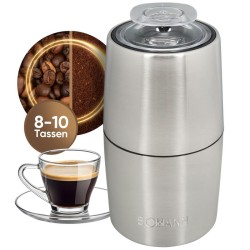 Electric coffee grinder Stainless steel Bomann KSW6089CB-Inox