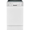 Dishwasher 45cm Class D White Bomann GSPE7422TI
