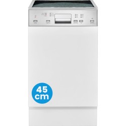 Lave vaisselle 45cm Classe D Blanc Bomann GSPE7422TI