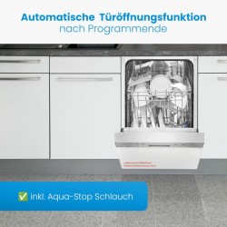 Dishwasher 45cm Class D White Bomann GSPE7422TI