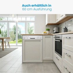Lave vaisselle 45cm Classe D Blanc Bomann GSPE7422TI