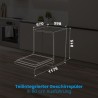 Dishwasher 60cm Class D White Bomann GSPE7423TI