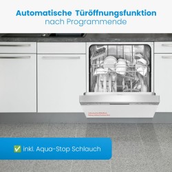 Dishwasher 60cm Class D White Bomann GSPE7423TI