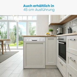Dishwasher 60cm Class D White Bomann GSPE7423TI