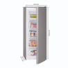 Congélateur 168L Classe E Inox Bomann GS7340-Inox