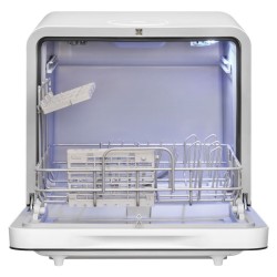 Mini Lave vaisselle avec écran tactile Blanc Classe C Bomann TSG5702-Blanc