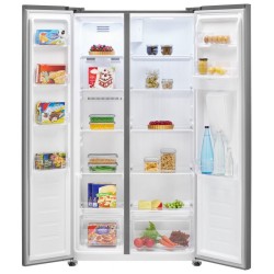 Réfrigérateur américain avec congélateur 439L Classe D Bomann SBS7367-Inox