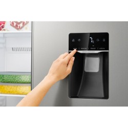 Réfrigérateur américain avec congélateur 439L Classe D Bomann SBS7367-Inox