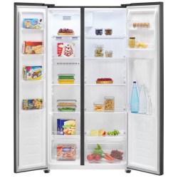 Réfrigérateur américain avec congélateur 439L Classe D Bomann SBS7367-Noir