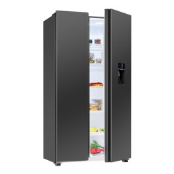 Réfrigérateur américain avec congélateur 439L Classe D Bomann SBS7367-Noir